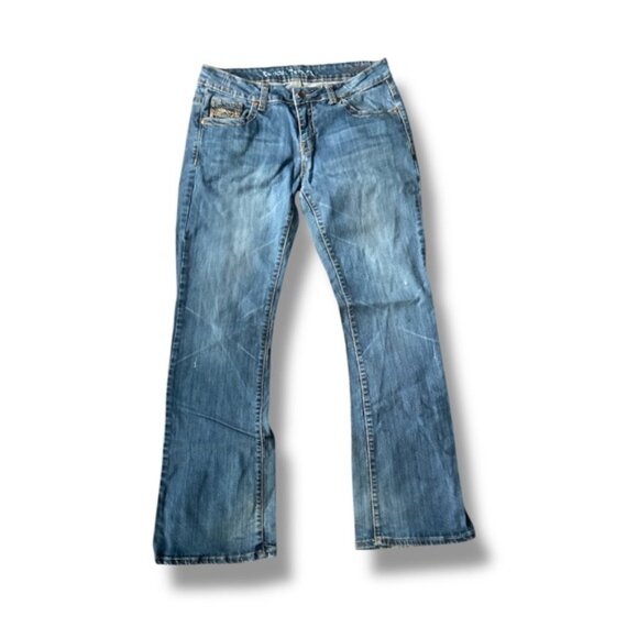 Cowgirl Tuff Light Blue Bootcut Jeans size 32 - Picture 5 of 9